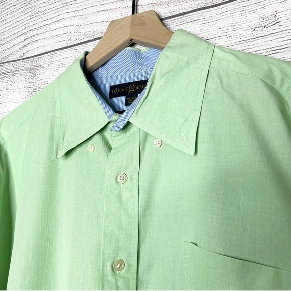 Tommy Hilfiger Golf Green Casual Button Down Shirt Men’s Size XXL - Picture 6 of 9